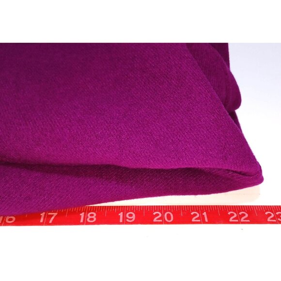 Talbots Woman Wool Swing Jacket Plus Size 14W Purple Classic Layering Office - Picture 8 of 10